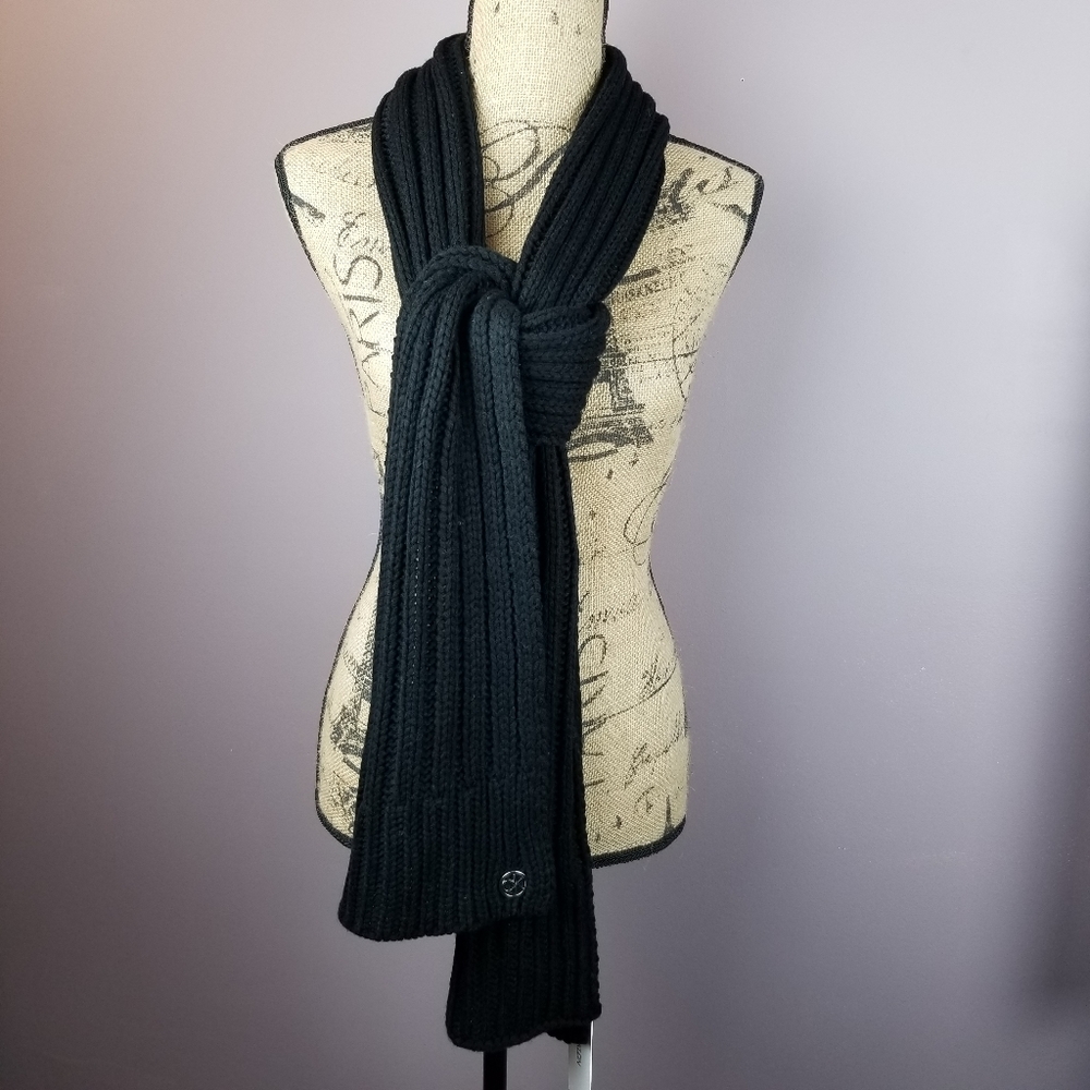 Calvin Klein Knit Scarf Black NWT Winter